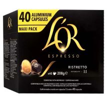 Ristretto L'OR 40 Cápsulas Maxi Pack compatibles Nespresso 8711000390214