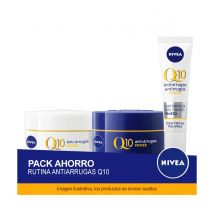 NIVEA Q10 ANTIARRUGAS POWER Pack ahorro cuidado facial - Contiene crema de día, crema de noche y