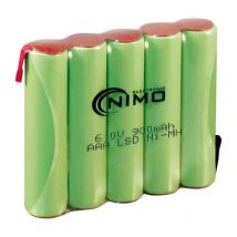Batería Recargable Nimo 6V 900mah AAA X 5 Ni-mh Tecnología Aplicaciones Generales