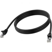Cable STP Cat6a negro Vision de 2 metros