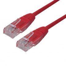 Dcu Latiguillo RJ45 Cat5e UTP CCA 2m ROJO Conexión Color Longitud Adaptador Ordenador