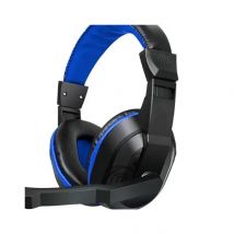 Auriculares Estéreo Cool Dublin Oficina con Micro (Negro-Azul)