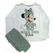 Sun City Pijama adulto blanco Minnie Mouse Disney