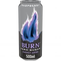 Burn Zero Raspberry 500ml (pack 12 unidades)