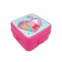 Sandwichera con Tres Compartimentos Peppa Pig Smile 78223