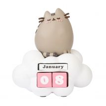 Calendario perpetuo 3D Pusheen Perfect Love Collection - Calendario 3D Pusheen - Figura Pusheen ideal para decoración de habitación de niña - Calendario de sobremesa, licencia oficial