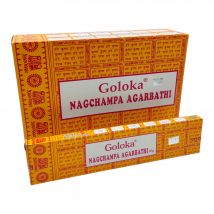 Goloka Incienso Nag Champa Varillas Única Mezcla Hierbas Raras Flores Miel Resina Aceites