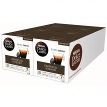 NESCAFE  DOLCE GUSTO café espresso intenso formato ahorro Pack 96 cápsulas