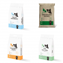 KingnetStore - Arena Aglomerante Para Gatos Tofu Cat Perlas Absorbente Arena para Gatos Bentonita Eco-Friendly Sin Polvo Desechable Inodoro Controla Olor 100% - Fácil de Usar