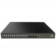 Switch LevelOne GEL-2871 Gestionado L2+ Gigabit Ethernet (10/100/1000) 1U Negro
