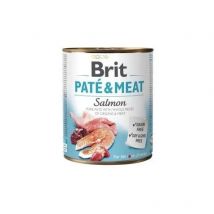 Brit Pate y Carne Salmón Grain Free Adult Latas para Perros 6 x 400 gr