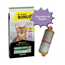 PRO PLAN - Renal Plus (10+2 kg) Con Rascador de Regalo - Pienso seco para Gatos Adultos (+1 Año) Esterilizados (Pavo)