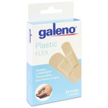 Galeno Apósitos Plastic Flex 2 Tamaños, 24 Uds