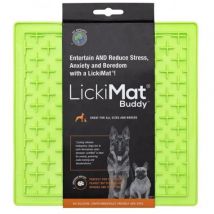LickiMat Classic Buddy Alfombrilla De Lamer para Perros y Gatos Verde