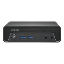 Shuttle Nano PC NE10N 0,6 l tamaño PC Negro N100 Intel ®   sistema en un solo chip