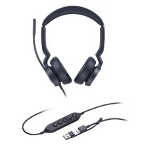 Auriculares uh46 duales uc usb-c/a