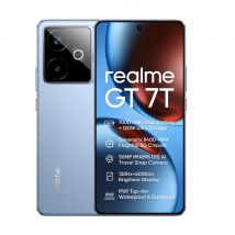 Teléfono-realme GT 7T 5G 12GB+256GB/12GB+512GB Smartphone, MediaTek Dimensity 8400 Max，7000mAh Titan Battery 120W SUPERVOOC Charge，Sony IMX896 50MP+IMX615 32MP Cámara, 60000nit pro-Esports display,