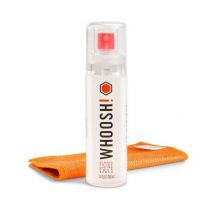 WHOOSH! Whoosh! - Spray Limpiador de Pantalla 100% Natural Sin Amoniaco Ni Alcohol - 100 Ml y 2 Paños de Microfibra Anti Microbios