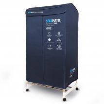 Secadora de ropa Secamatic Máxima XXL Control digital y mando a distancia,1500W, Capacidad Secado 12 kg y 20 Kg Tendedero. 4 niveles de uso, ECO, Turbo, Turbo boost y Solo aire. Temporizador digital