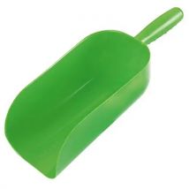 KERBL Pala Verde de Plástico para Pienso de Perros, Gatos, Caballos y otros Animales Domésticos - Capacidad 2 kg