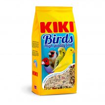 Kiki Canarios Sin Avena Con Vitaminas - Alimento Completo para Canarios, Periquitos, Jilgueros y otros Pajaros de Compañia - 5 Kg