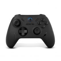 KROM KADOER— Mando Inalámbrico Bluetooth 5.0, 15 Botones, 4 niveles de Vibración dual, 187 gramos, Indicador LED nivel batería, Compatible con PC/Switch/Switch 2/iOS/Android