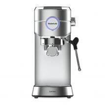 Taurus - Cafetera Espresso Euforia | Color Gris | Acero inoxidable | Potencia 1.450 W | Presión 20 bares | Sistema Thermoblock | Capacidad 1 Litro | Bandeja Calientatazas