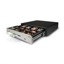 Cajón Portamoneda Safescan Hd-4141s para uso intensivo de entornos de grandes volúmenes  de  41,5 cm x 42,5 cm x 13 cm