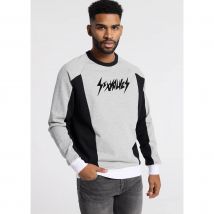 SIX VALVES - Sudadera Block Manga Rangla  - Sudadera Cuello Caja