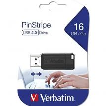 Verbatim Memoria USB 16GB Store N Go Pinstripe Negro