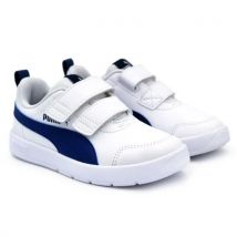 Zapatillas PUMA COURTFLEX V3 V PS en diferentes colores con doble velcro.
