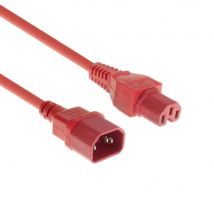 Microconnect PE1415R18 cable de transmisión Rojo 1,8 m C14 acoplador C15 acoplador