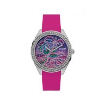 Guess Reloj Mujer Analogico Cuarzo con Correa de Silicona W0960L1