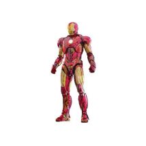Figura de Iron Man, obra maestra cinematográfica, diecast 1/6 Iron Man Mark VI (armadura fractal), exclusiva de Hot Toys, 33 cm.
