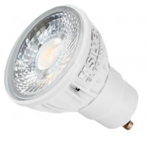Bombilla LED eco plateada electrónica dicroica 8w=60w - gu10 - 6000k - 38º - 773 lm - luz fría - a+