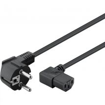 Goobay Cable Alimentacion C13 Schuko Acodados 5m 93119