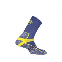 MUND Socks Calcetines Mund Antiampollas y Termorreguladores Unisex para Trekking y Camino de Santiago en Azul