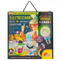 Laboratorio Lisciani I'm A Genius 50 experimentos científicos para niños sobre electricidad. Regalos y juguetes de ciencia infantiles +8 años