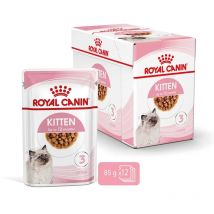 12X85g  Royal Canin Kitten comida húmeda en salsa para gatitos