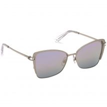 Swarovski-Gafas de Sol Rectangulares de Metal SK0314 para Mujer