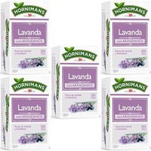 5 cajas de Flores de Lavanda con Arándanos sin teína Hornimans 20 sobres 8410091074248