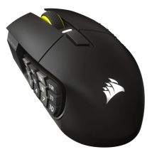 Corsair - Scimitar Elite Wireless SE ratón Juego mano derecha RF Wireless + Bluetooth Óptico 33000 DPI - CH-9314014-WW CH-9314014-WW
