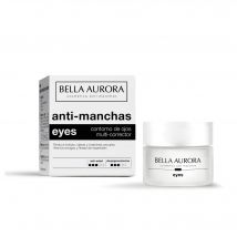 BELLA AURORA - Eyes 15 ml, Contorno de Ojos, Crema Despigmentante, Antiarrugas y Antiedad, Reduce Ojeras y Bolsas, Atenúa Arrugas y Líneas de Expresión, Hidratante, para Uso Diario