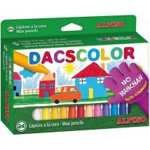 Estuche 24 ceras de colores dacscolor dacs dc050295