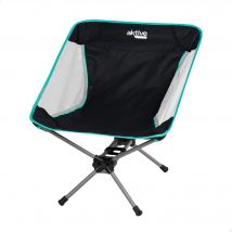 Aktive - Silla de camping plegable, cómoda y resistente, plegado compacto, estructura de acero y tejido poliéster, máx.110 kg, 58x46x66 cm, con topes antideslizantes, incluye bolsa de transporte,