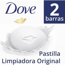 Dove Jabón en Pastilla  6pack Limpiadora para Manos y Cara 2en1 con 1/4 de Crema Hidratante - Pack de 2 x 90g total 6pack