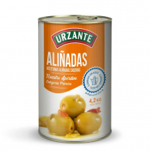Aceitunas Aliñadas Caseras Urzante en Lata de 4,2 kg