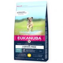 Eukanuba Grain Free Adulto Razas Pequeñas Y Medianas Pollo 12 Kg
