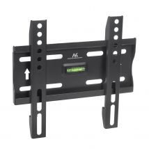 Maclean MC-777 TV Wall Mount for 13"-42" TVs, VESA 75x75, 100x100, 200x200, supports 35 kg, black color, ideal for secure wall installation with low profile design.