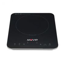Cocina de inducción Muvip 2000w - 10 niveles de potencia - temporizador - control contra sobrecalentamiento - bloqueo infantil